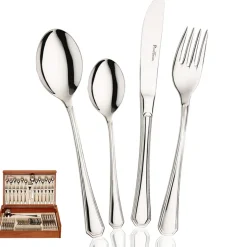 Pintinox America Servizio Posate In Acciaio Inox - Set 75 Pz