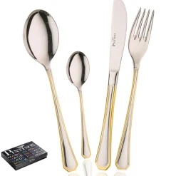 Pintinox America Servizio Posate In Acciaio Inox - Set 75 Pz