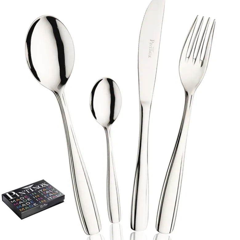 Pintinox Australia 2 Servizio Posate In Acciaio Inox - Set 24 Pz