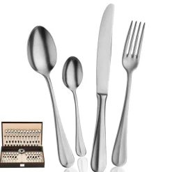 Pintinox Baguette Servizio Posate In Acciaio Inox - Set 49 Pz
