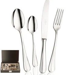 Pintinox Baguette Servizio Posate In Acciaio Inox - Set 24 Pz