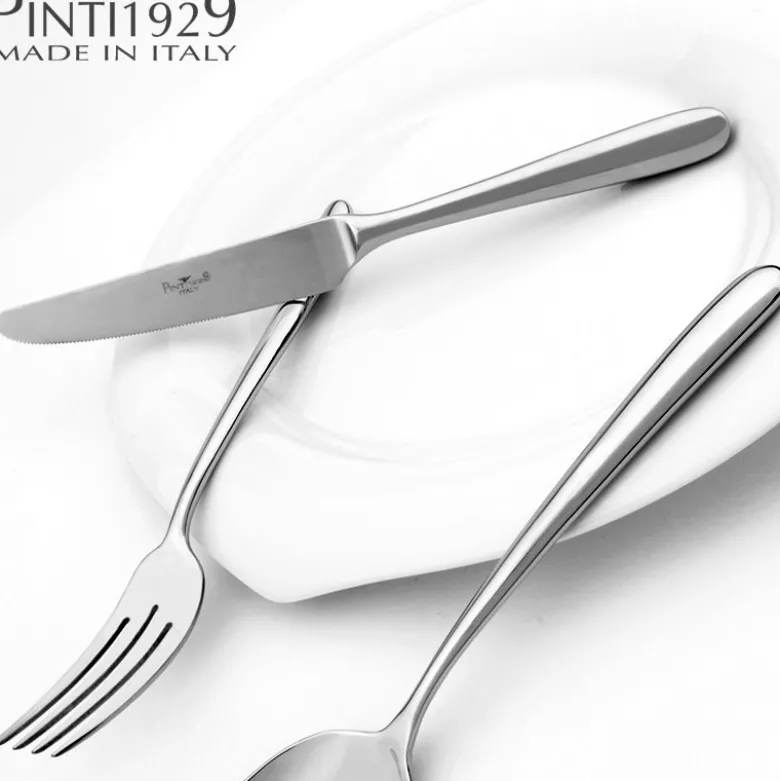 Pintinox Bramante Cucchiaio Brodo In Acciaio Inox Forgiato - Set 12 Pz