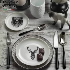 Pintinox Bramante Forchettina Dolce In Acciaio Inox Forgiato - Set 12 Pz