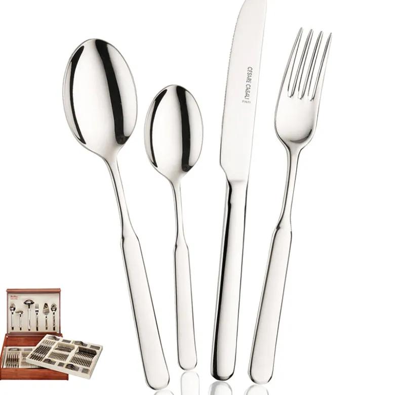 Pintinox Casali Servizio Posate In Acciaio Inox - Set 126 Pz