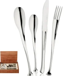 Pintinox Dolphin Servizio Posate In Acciaio Inox - Set 24 Pz