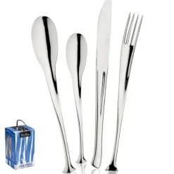 Pintinox Dolphin Servizio Posate In Acciaio Inox - Set 24 Pz