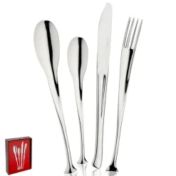 Pintinox Dolphin Servizio Posate In Acciaio Inox - Set 24 Pz