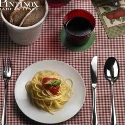 Pintinox Hotel Servizio Posate In Acciaio Inox - Set 24 Pz