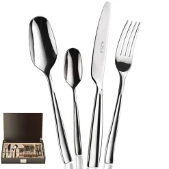 Pintinox Infinito Servizio Posate In Acciaio Inox Forgiato - Set 24 Pz