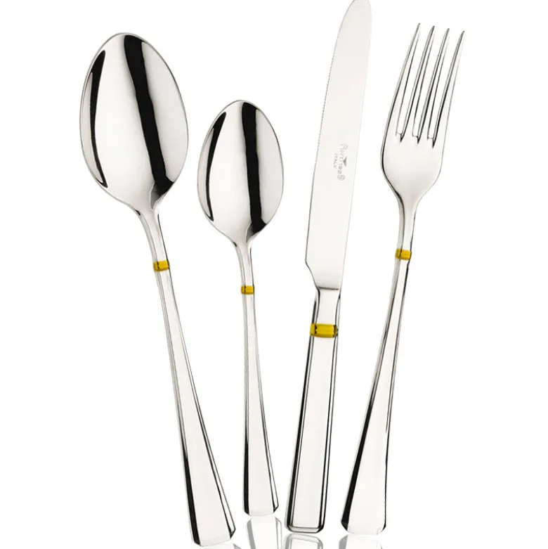 Pintinox Leonardo Servizio Posate In Acciaio Inox - Set 24 Pz