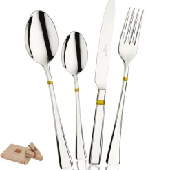 Pintinox Leonardo Servizio Posate In Acciaio Inox - Set 75 Pz