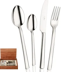 Pintinox Millenium Servizio Posate In Acciaio Inox - Set 24 Pz