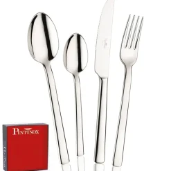 Pintinox Millenium Servizio Posate In Acciaio Inox - Set 24 Pz