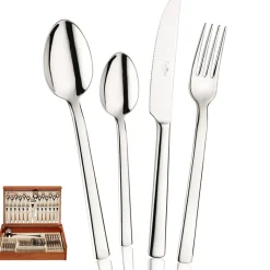 Pintinox Millenium Servizio Posate In Acciaio Inox - Set 75 Pz