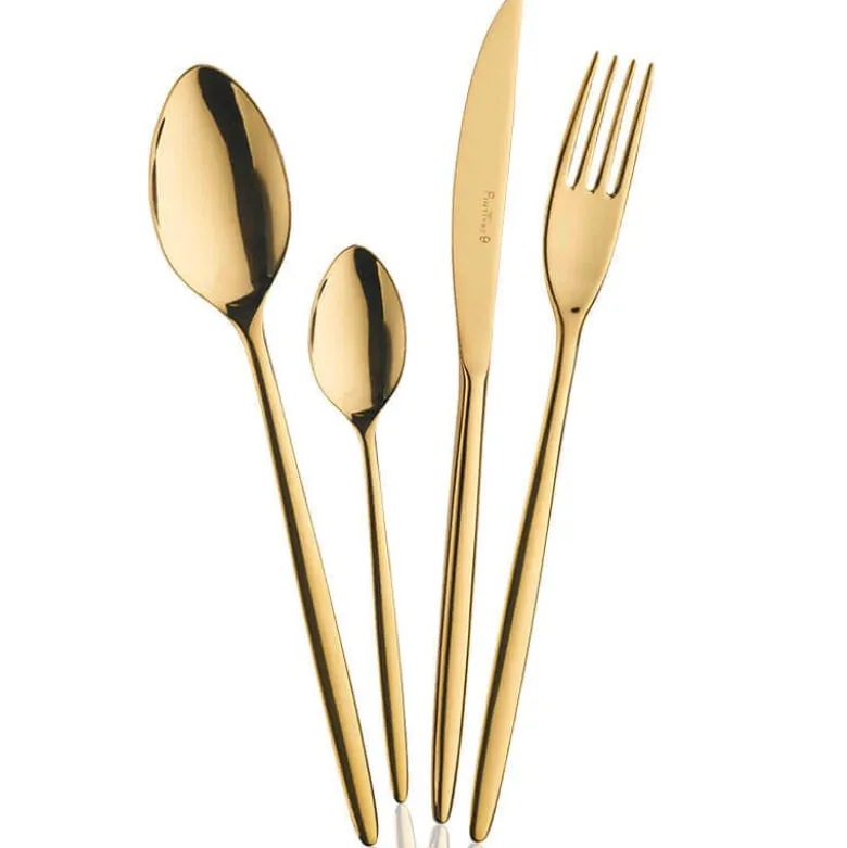 Pintinox Olivia Servizio Posate In Acciaio Inox - Set 24 Pz