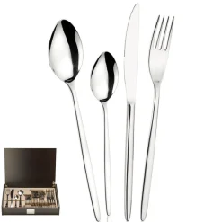 Pintinox Olivia Servizio Posate In Acciaio Inox - Set 24 Pz