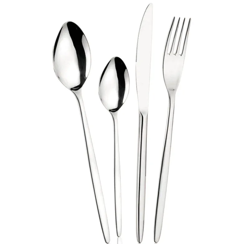 Pintinox Olivia Servizio Posate In Acciaio Inox - Set 24 Pz