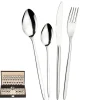 Pintinox Olivia Servizio Posate In Acciaio Inox - Set 49 Pz