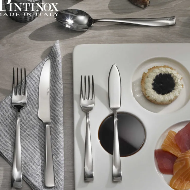 Pintinox Palace Coltello Bistecca In Acciaio Inox - Set 12 Pz