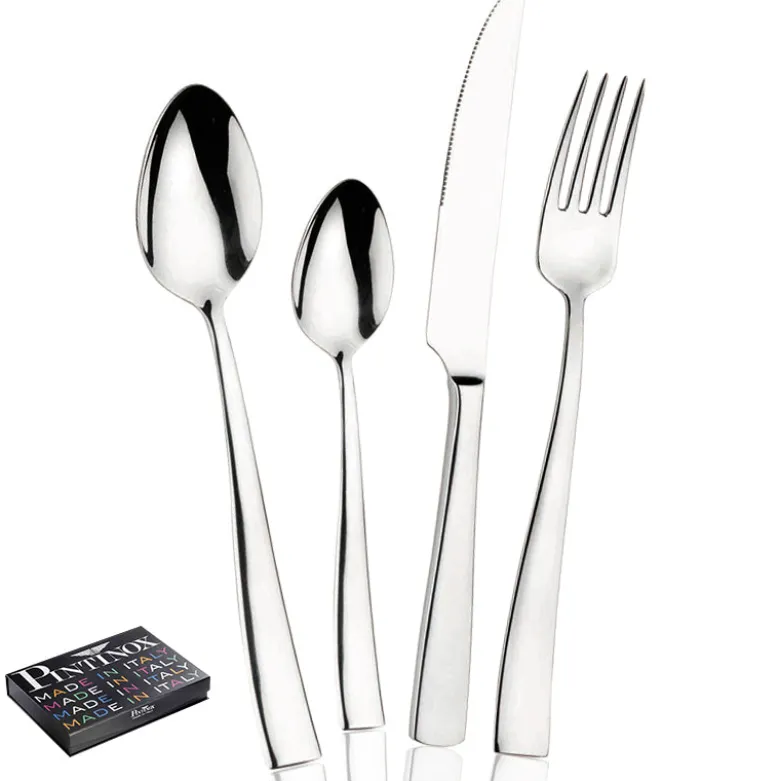 Pintinox Palace Servizio Posate In Acciaio Inox - Set 24 Pz
