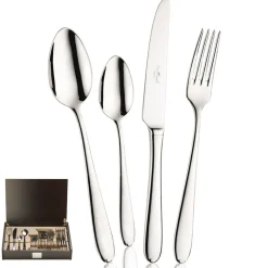 Pintinox Palladium Servizio Posate In Acciaio Inox - Set 24 Pz