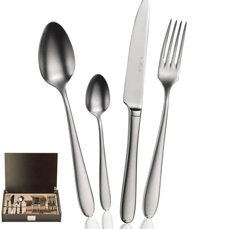 Pintinox Palladium Servizio Posate In Acciaio Inox - Set 24 Pz