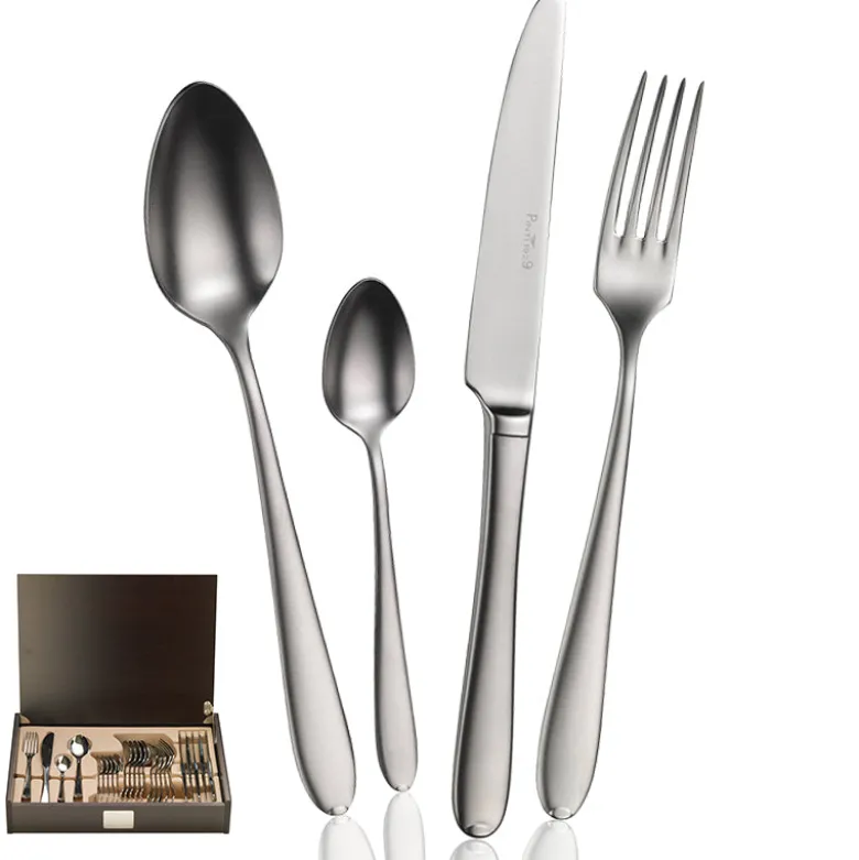 Pintinox Palladium Servizio Posate In Acciaio Inox - Set 24 Pz