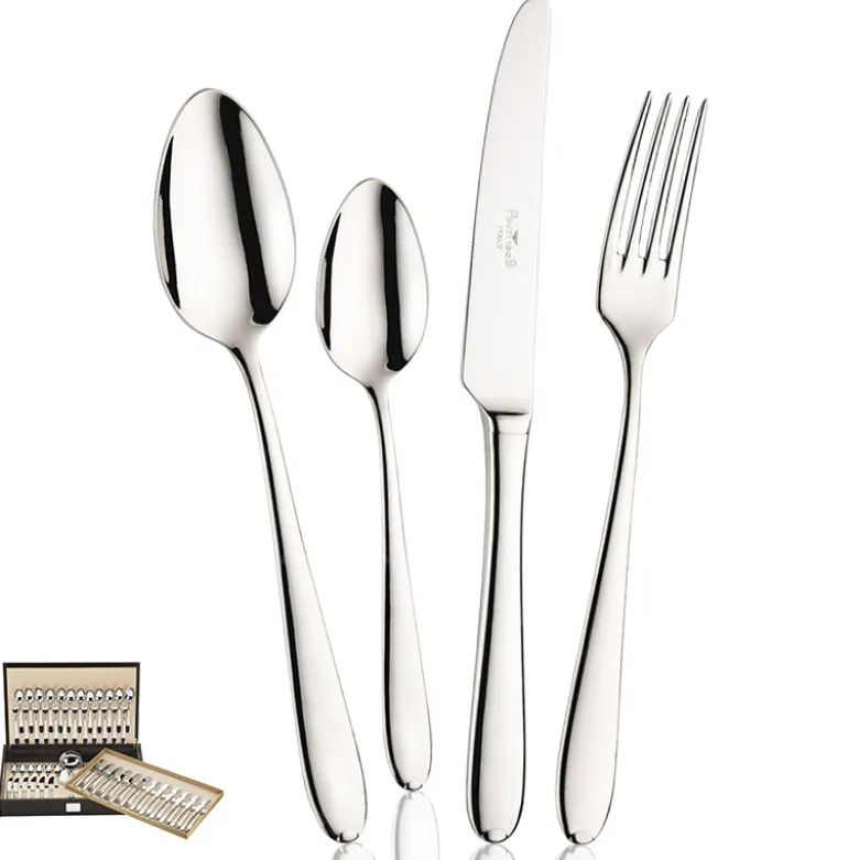 Pintinox Palladium Servizio Posate In Acciaio Inox - Set 75 Pz