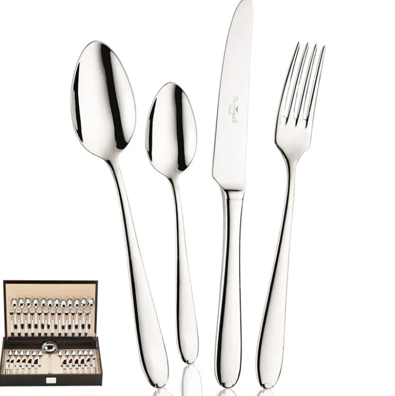 Pintinox Palladium Servizio Posate In Acciaio Inox - Set 49 Pz