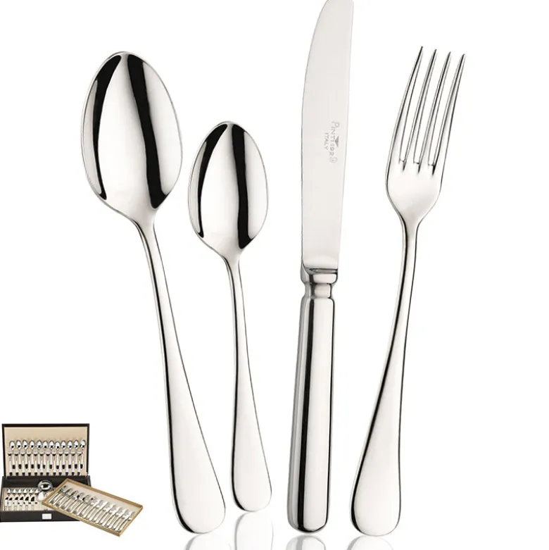 Pintinox Pitagora Servizio Posate In Acciaio Inox - Set 75 Pz