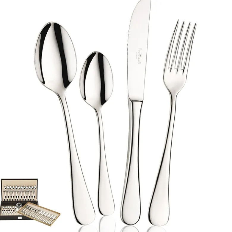 Pintinox Pitagora Servizio Posate In Acciaio Inox - Set 75 Pz
