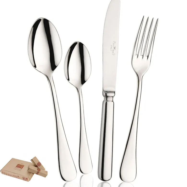 Pintinox Pitagora Servizio Posate In Acciaio Inox - Set 75 Pz
