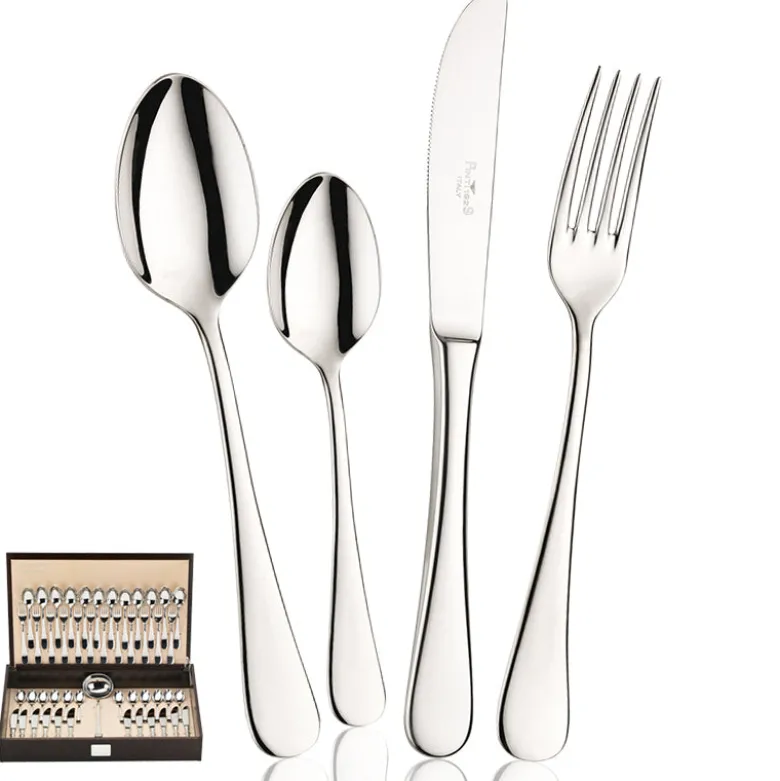 Pintinox Pitagora Servizio Posate In Acciaio Inox - Set 49 Pz