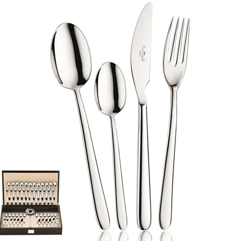 Pintinox Privilege Servizio Posate In Acciaio Inox - Set 49 Pz