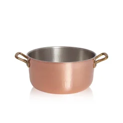Pintinox Rame Casseruola Alta In Rame Stagnato