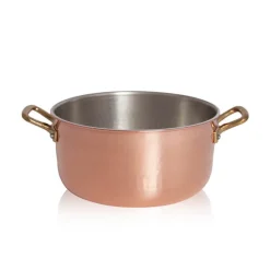 Pintinox Rame Casseruola Alta In Rame Stagnato