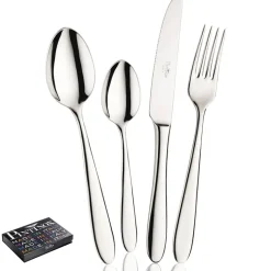 Pintinox Ritz Servizio Posate In Acciaio Inox - Set 24 Pz