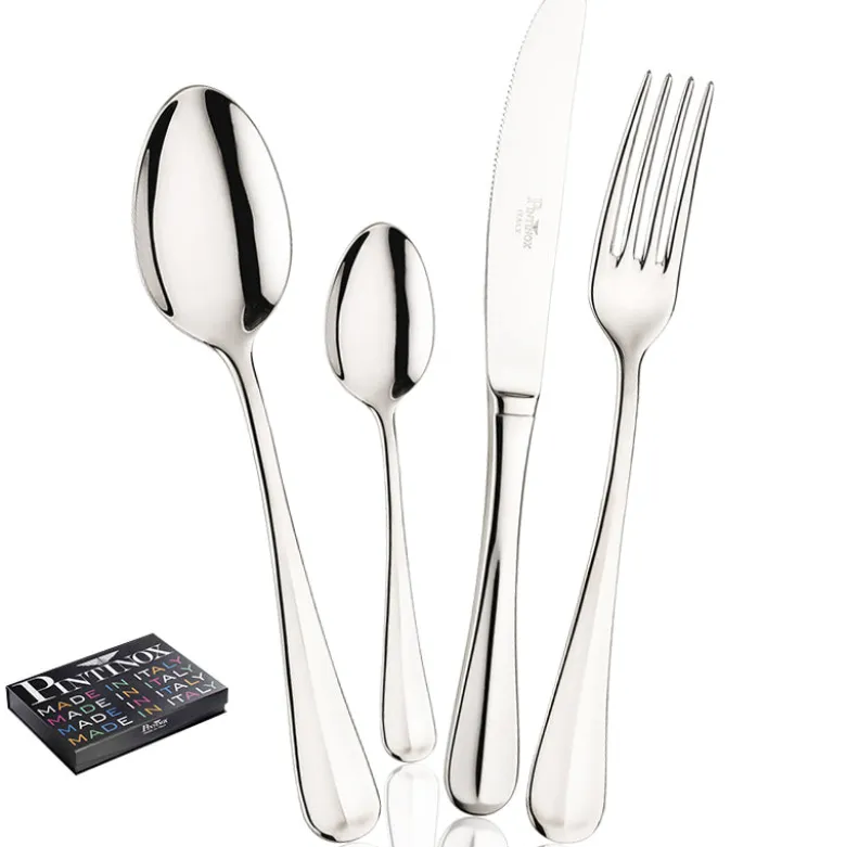 Pintinox Roma Servizio Posate In Acciaio Inox - Set 75 Pz