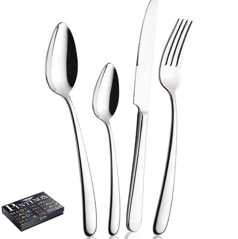 Pintinox Savoy Servizio Posate In Acciaio Inox - Set 75 Pz