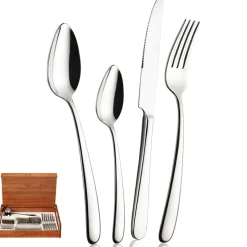 Pintinox Savoy Servizio Posate In Acciaio Inox - Set 49 Pz