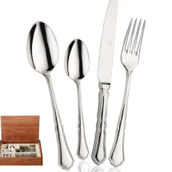 Pintinox Settecento Servizio Posate In Acciaio Inox - Set 24 Pz