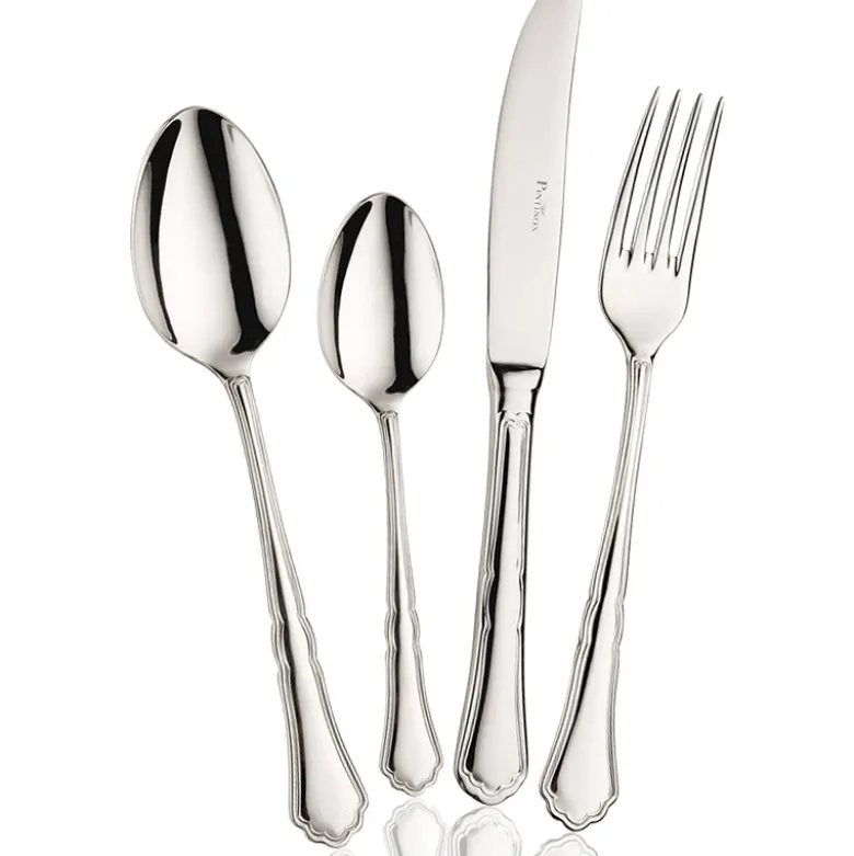 Pintinox Settecento Servizio Posate In Acciaio Inox - Set 24 Pz