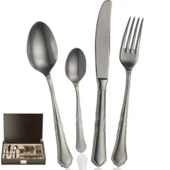 Pintinox Settecento Servizio Posate In Acciaio Inox - Set 24 Pz