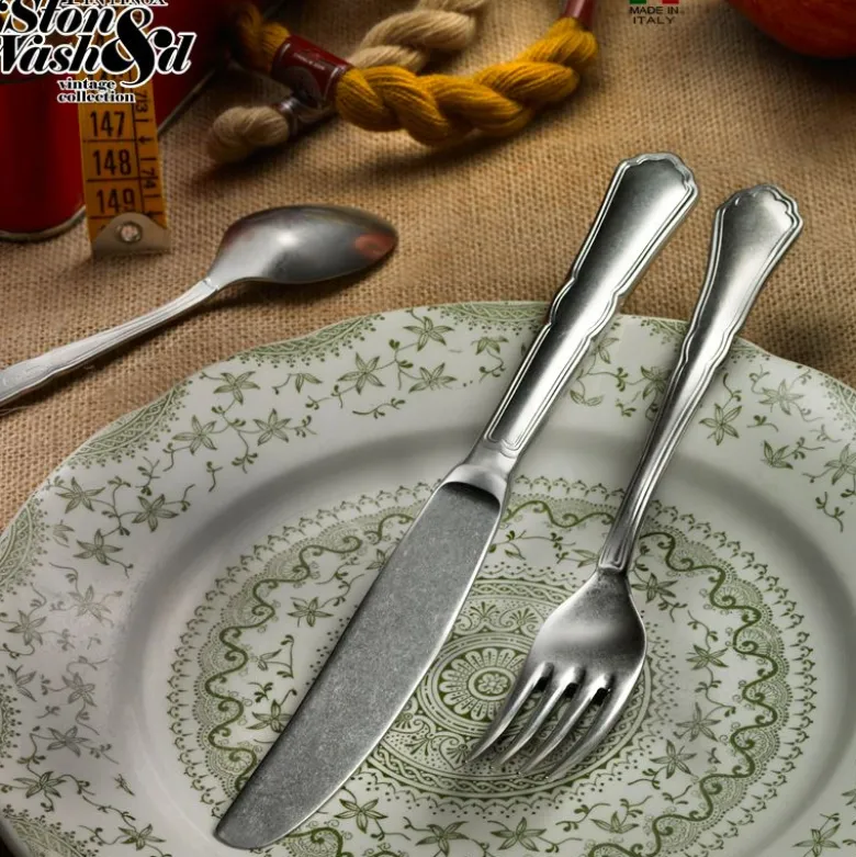 Pintinox Settecento Servizio Posate In Acciaio Inox - Set 24 Pz