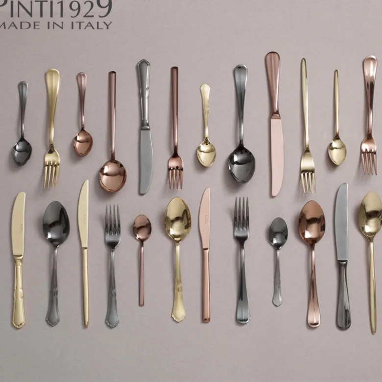 Pintinox Settecento Servizio Posate In Acciaio Inox - Set 24 Pz
