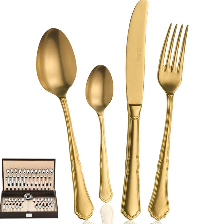 Pintinox Settecento Servizio Posate In Acciaio Inox - Set 49 Pz