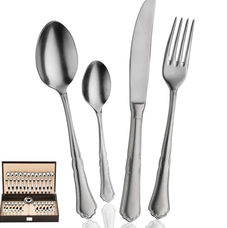 Pintinox Settecento Servizio Posate In Acciaio Inox - Set 49 Pz