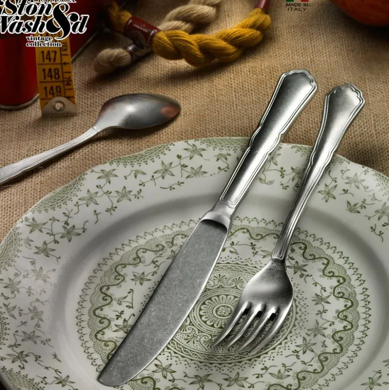 Pintinox Settecento Servizio Posate In Acciaio Inox - Set 75 Pz