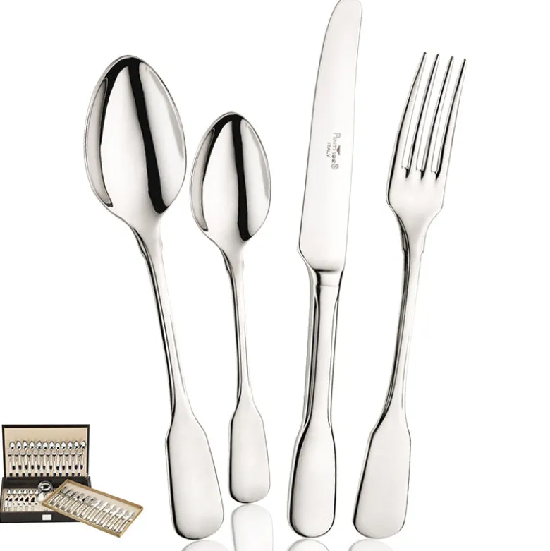 Pintinox Spaten Servizio Posate In Acciaio Inox - Set 75 Pz