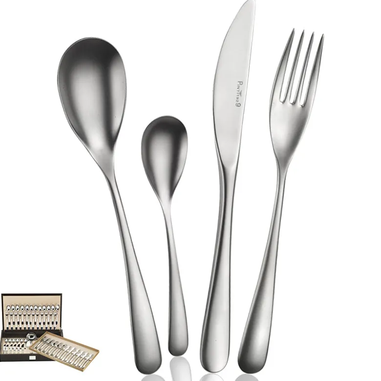 Pintinox Swing Servizio Posate In Acciaio Inox - Set 75 Pz